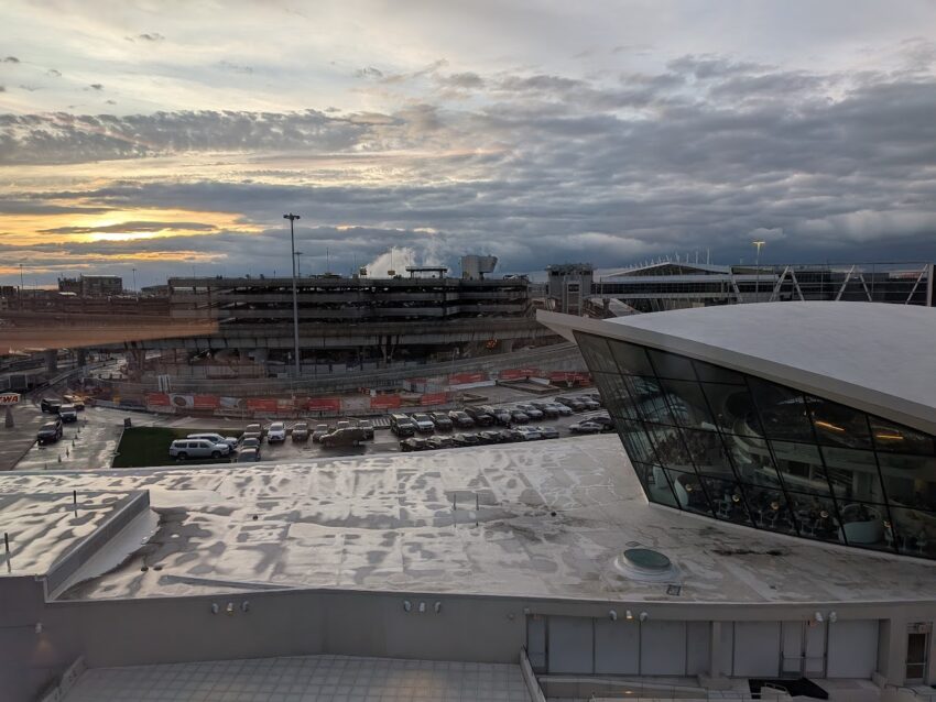 TWA Hotel at Sunset